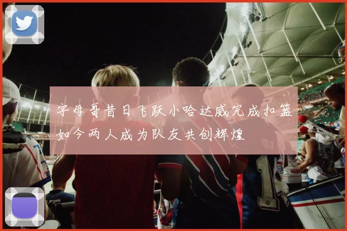 字母哥昔日飞跃小哈达威完成扣篮如今两人成为队友共创辉煌